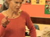 Erzählcafé in der Martin-Buber-Oberschule – Berlin – Nachgespräch im Klassenraum